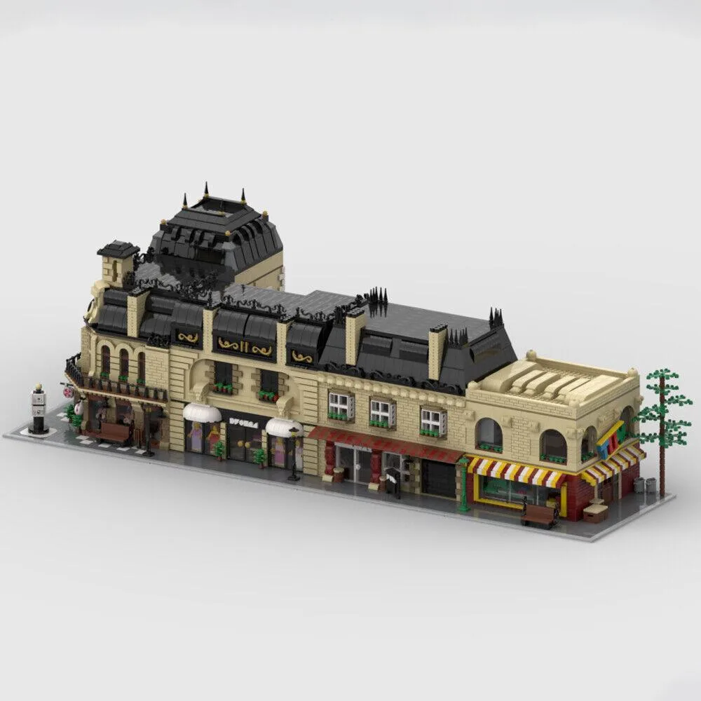 ZITIANYOUBUILD ZITIANYOUBUILD MOC-154649 Modular Old Street Educational Building Set 13358 Parts — product photo