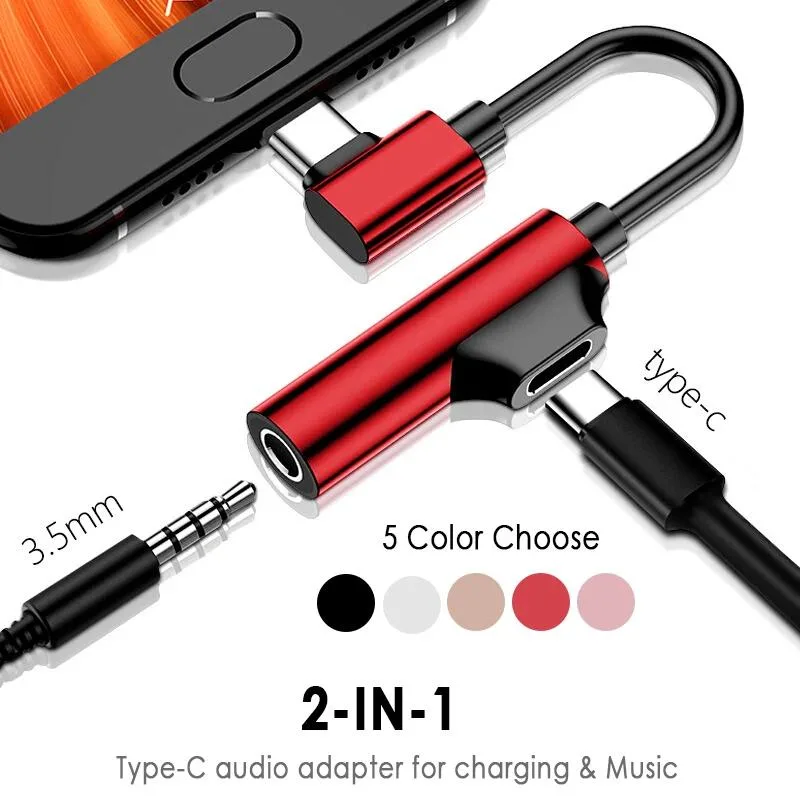 Defendwe Defendwe USB-C to 3.5mm headphone jack cable — product photo