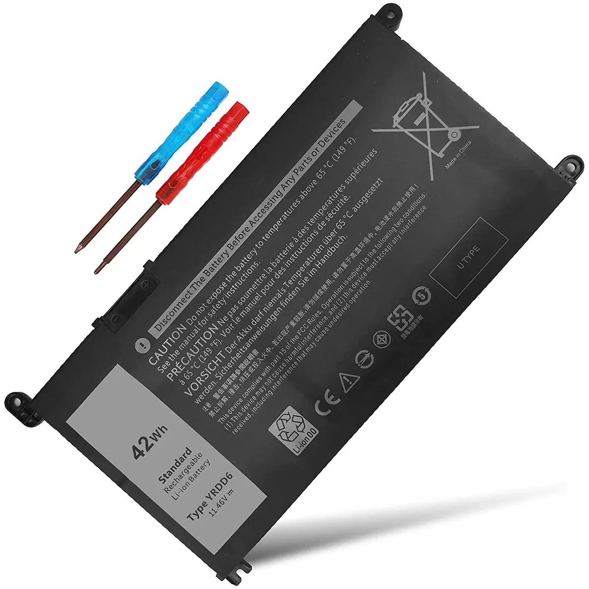 JPWEB JPWEB YRDD6 42WH laptop battery for Dell Inspiron Vostro — product photo