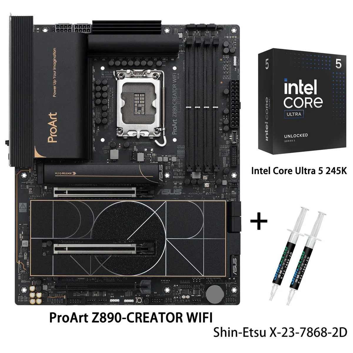 ASUS ASUS ProArt Z890-CREATOR WIFI Intel motherboard with Core Ultra 5 245K — product photo