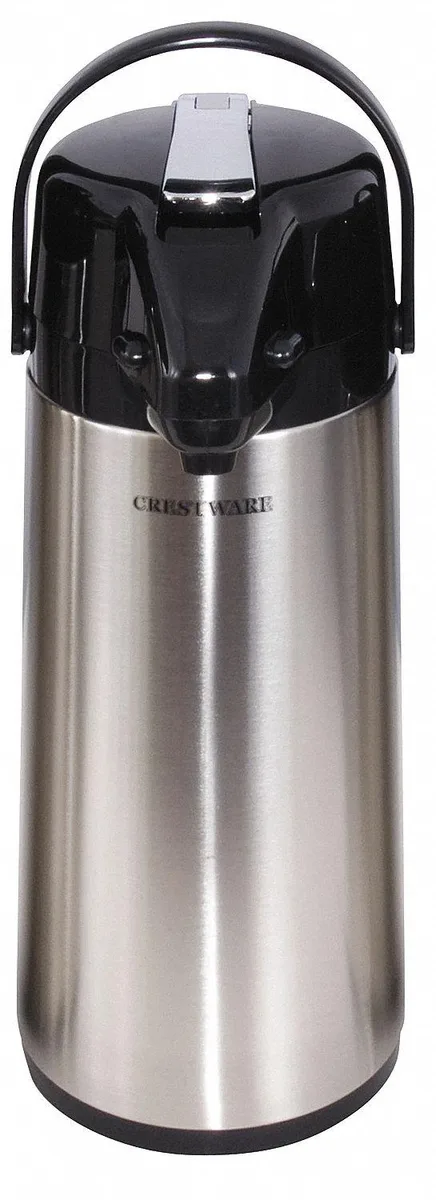 Crestware Crestware APL30S Lever Airpot 3.0 Liter Stainless Steel Lined — product photo