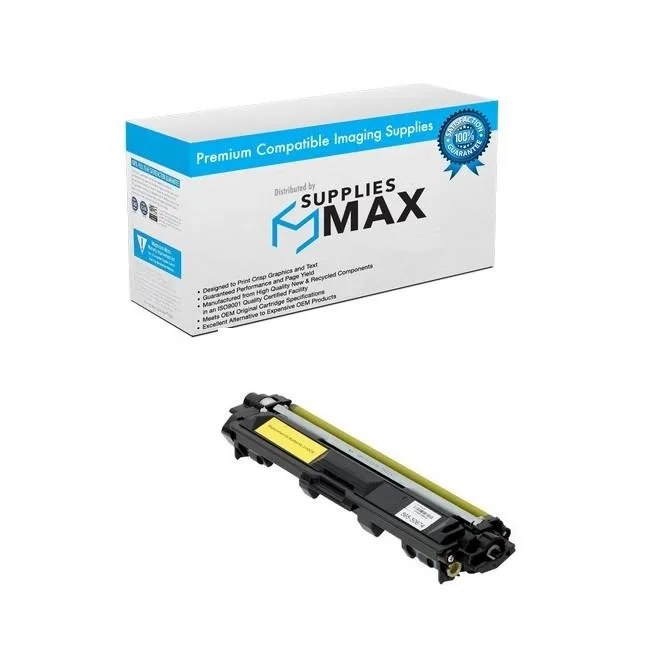 SuppliesMax SuppliesMax Compatible Toner Cartridge Yellow High Yield TN-225Y 2200 Pages — product photo
