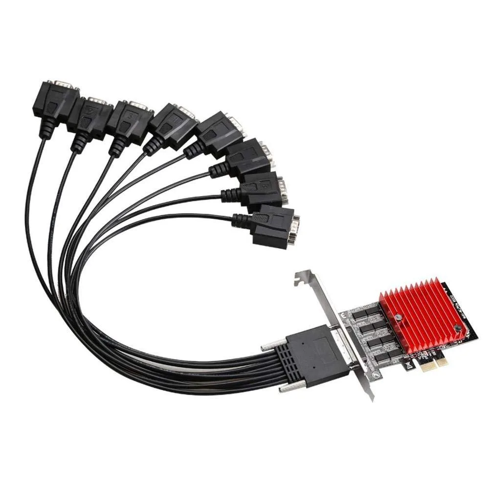 Vszerda Vszerda 8-Port PCIe to DB9 RS232 Serial Card MC2348 — product photo