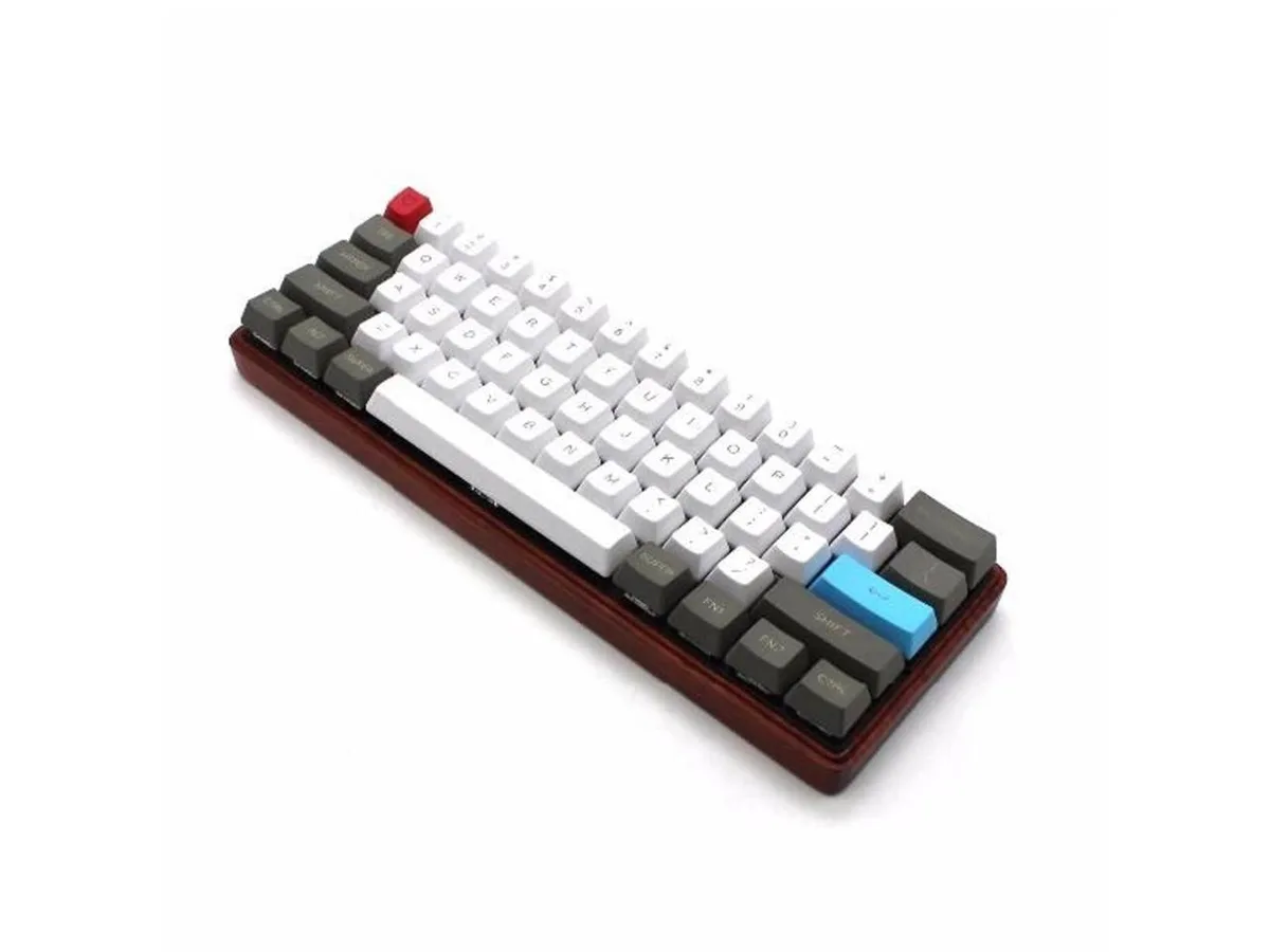 Corn Electronics Corn Electronics 61 Key OEM Profile PBT Thick Keycaps White Black 60% — product photo