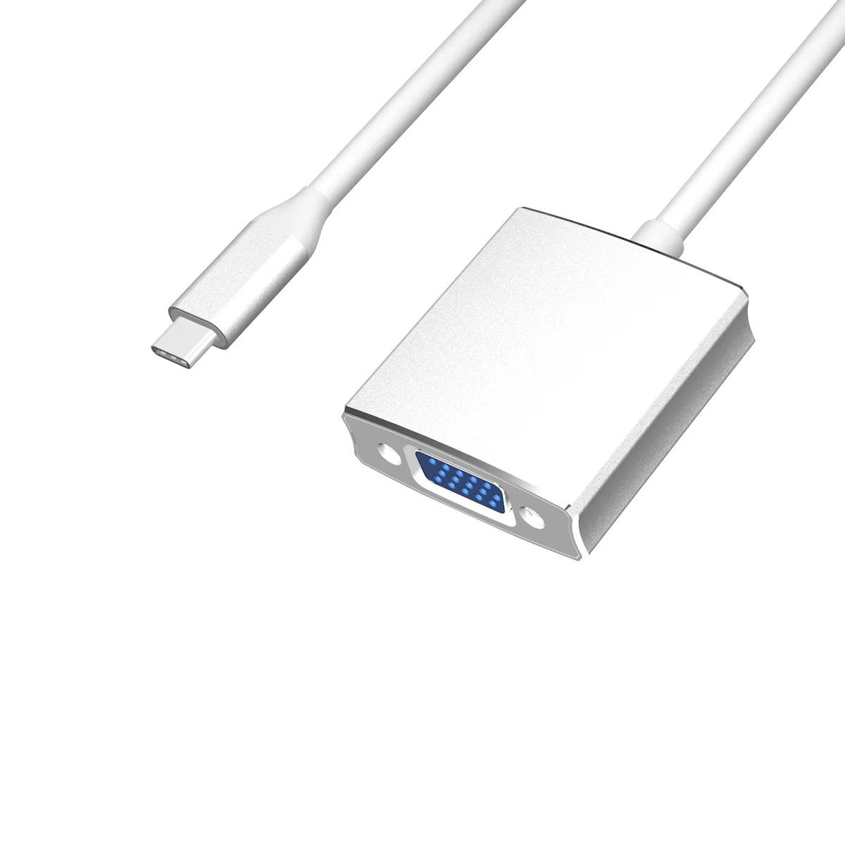 Yikenew Technology Yikenew Technology Line_51 USB-C to VGA cable 25cm 1080p White — product photo
