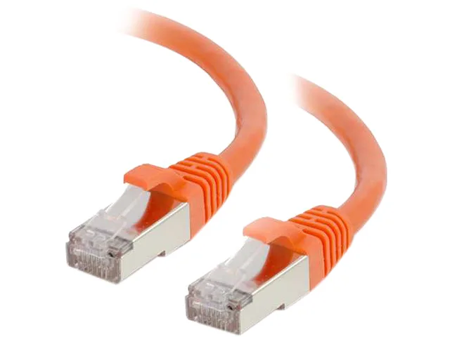 Cables To Go Cables To Go 00892 Cat6 STP network ethernet cable 15 ft orange — product photo