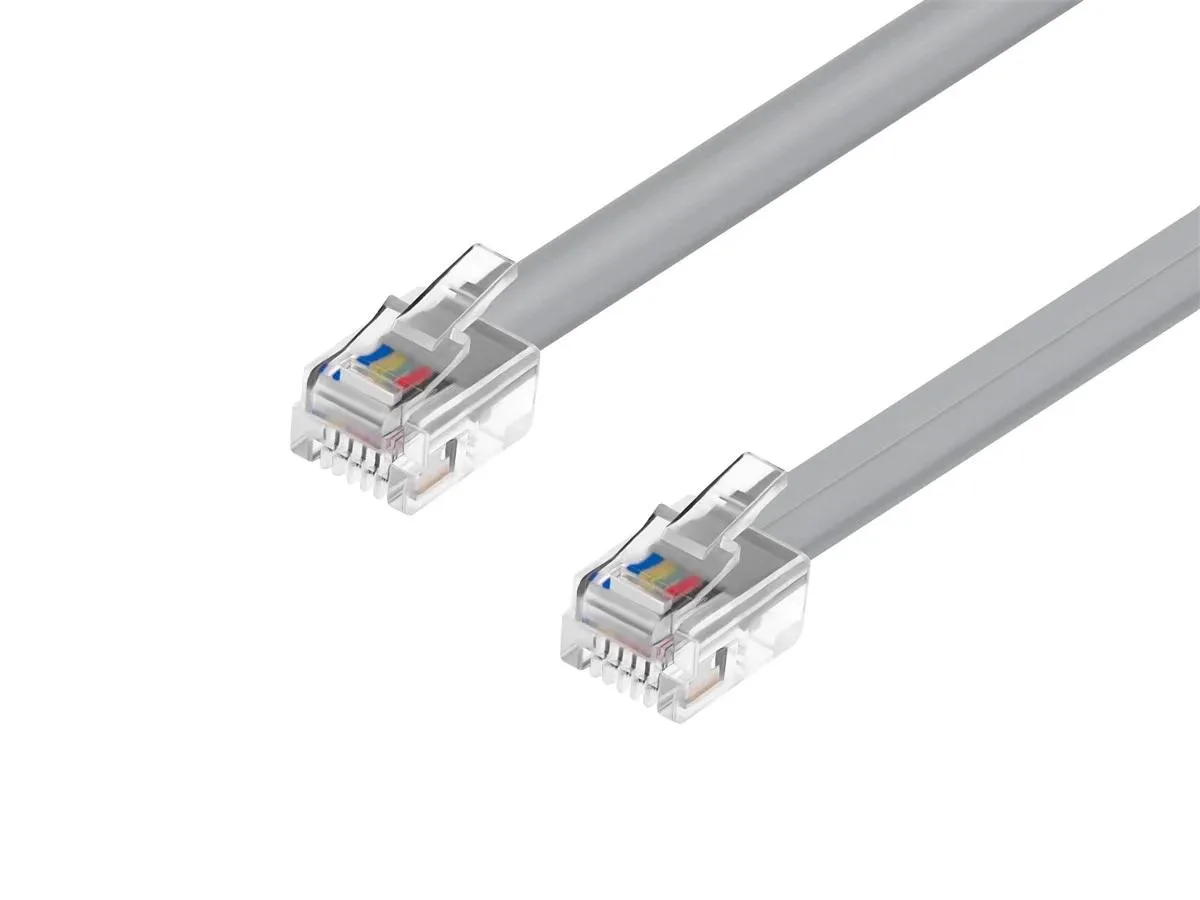 Monoprice Inc. Monoprice Inc. 100938 Phone Cable 2.1336 m RJ12 6P6C Straight — product photo