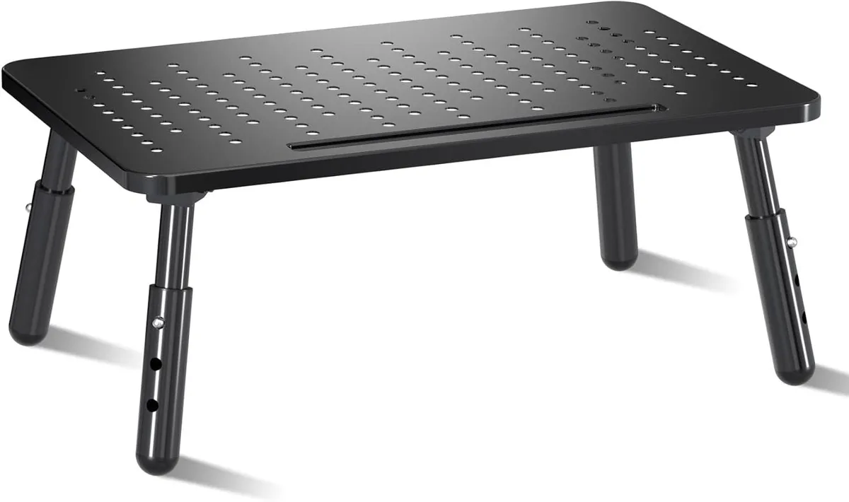 PISKEKAT PISKEKAT Monitor Riser MST013 14.56x9.25in 3-Height 44lb — product photo