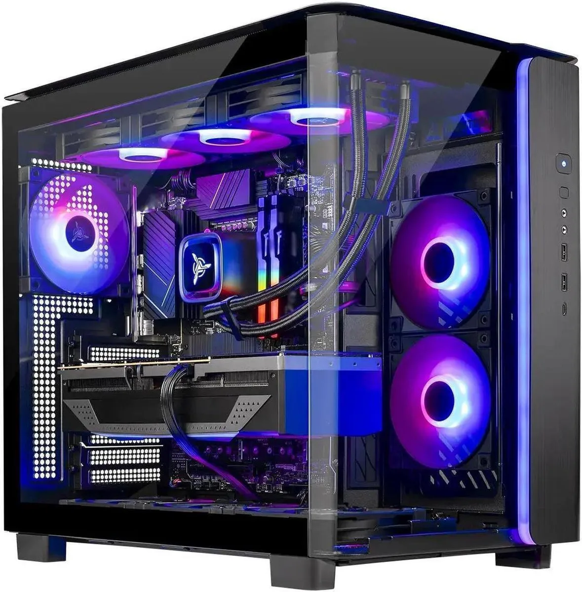 Skytech Skytech ST-KING95-1637-B-AL Ryzen 7 7800X3D RTX 5070 Ti 16GB 32GB DDR5 1TB gaming PC — product photo