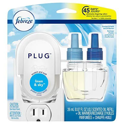 Procter &amp; Gamble Procter &amp; Gamble Febreze Plug Air Freshener Refill Linen &amp; Sky 1200 hours — product photo