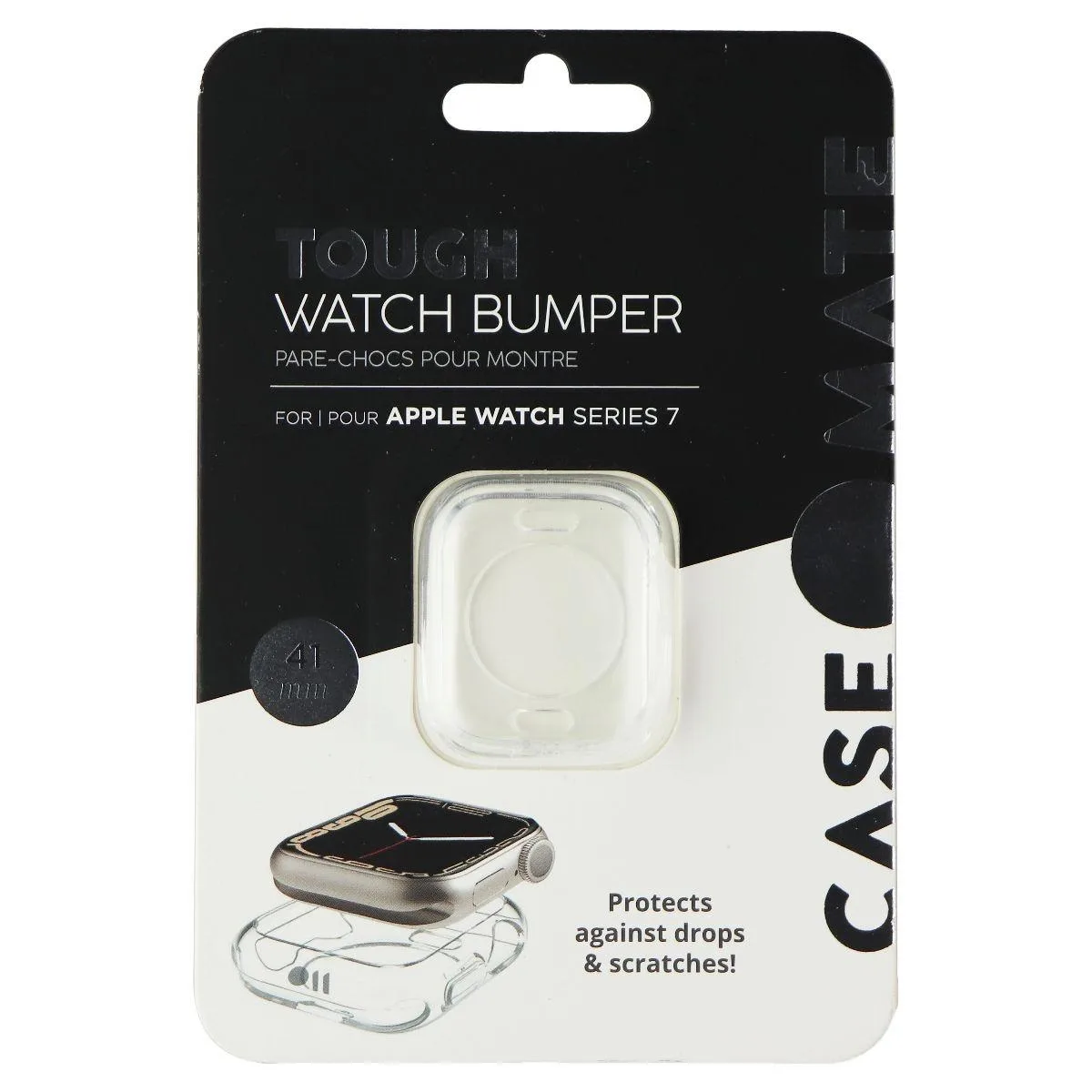 Case-Mate Case-Mate Tough Watch Bumper Apple Watch Series 7 Clear — product photo