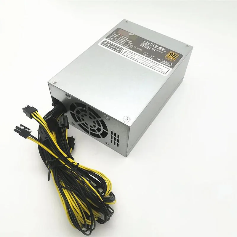 KHACHIMO KHACHIMO LB-1800 1800W 10×6PIN 12V 4U power supply — product photo