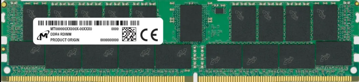 Crucial Crucial MTA18ASF2G72PZ-3G2R1R 16GB DDR4 3200MHz CL22 Registered DIMM desktop RAM — product photo