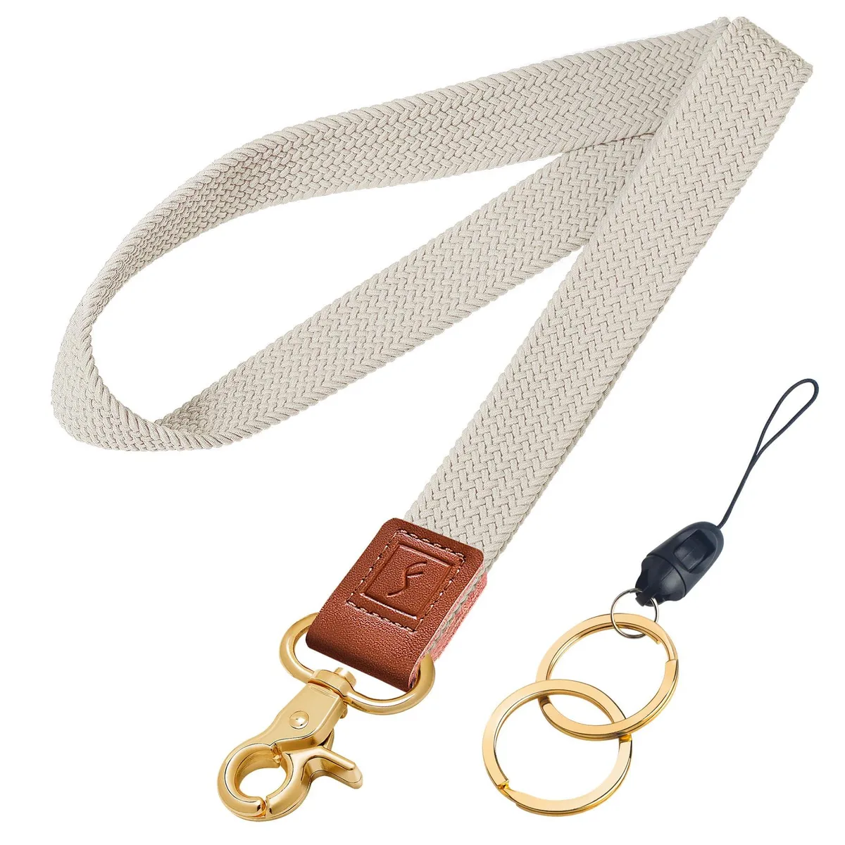 Fishent c3 Stretchy Neck Lanyard 15" Starlight — product photo