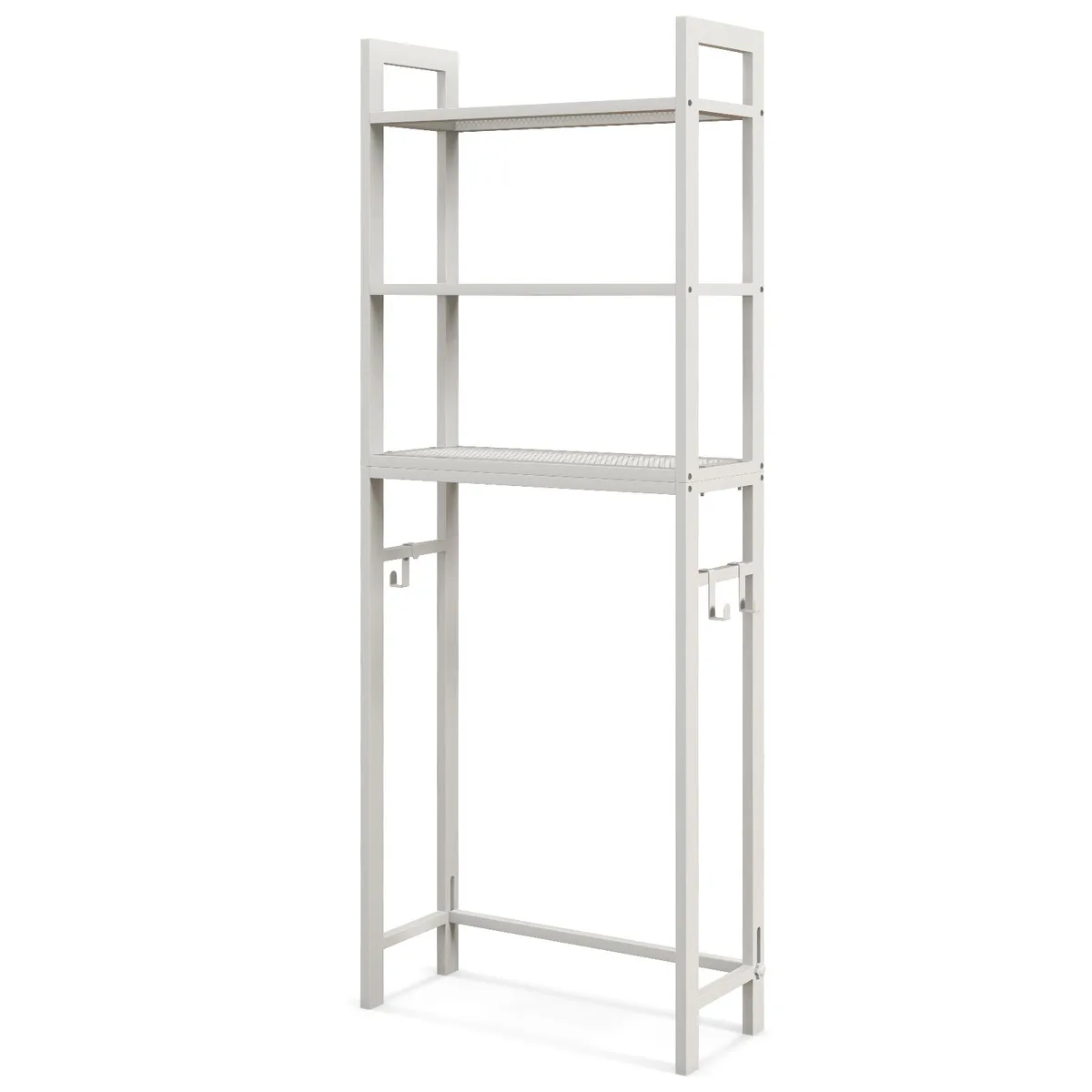 SlickBlue SlickBlue Over-The-Toilet Bath Storage White 25" X 10.5" X 67.5 — product photo