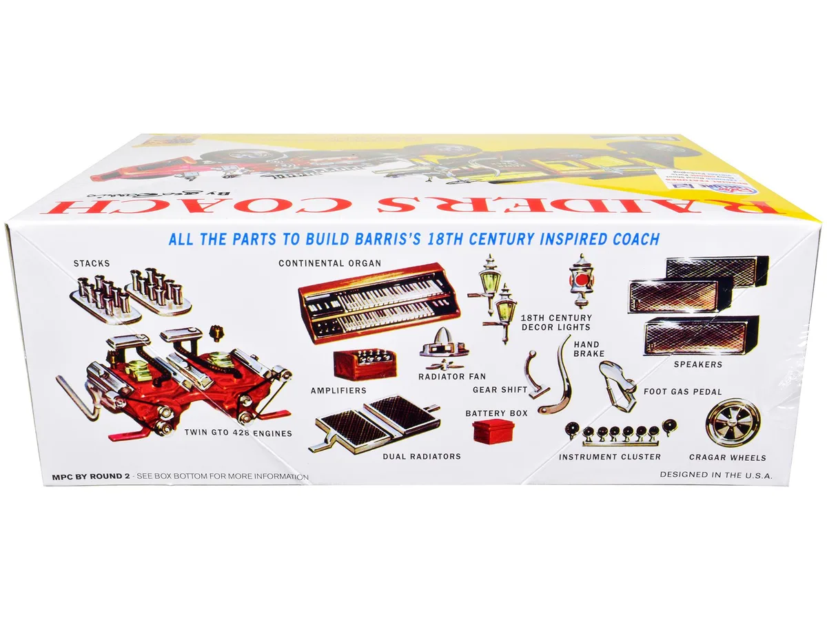 Mpc Mpc George Barris Super Wild Raiders Coach 1/25 Scale Model Kit 108 Parts MPC977 — product photo