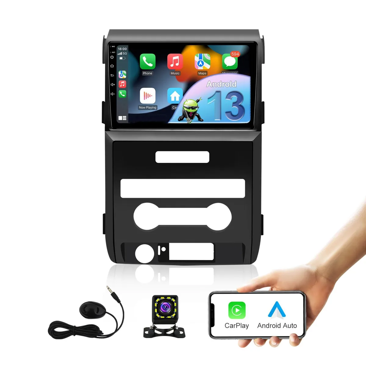 KSPIV KSPIV 9 inch Car Stereo for Ford F-150 2009-2014 2GB+32GB — product photo