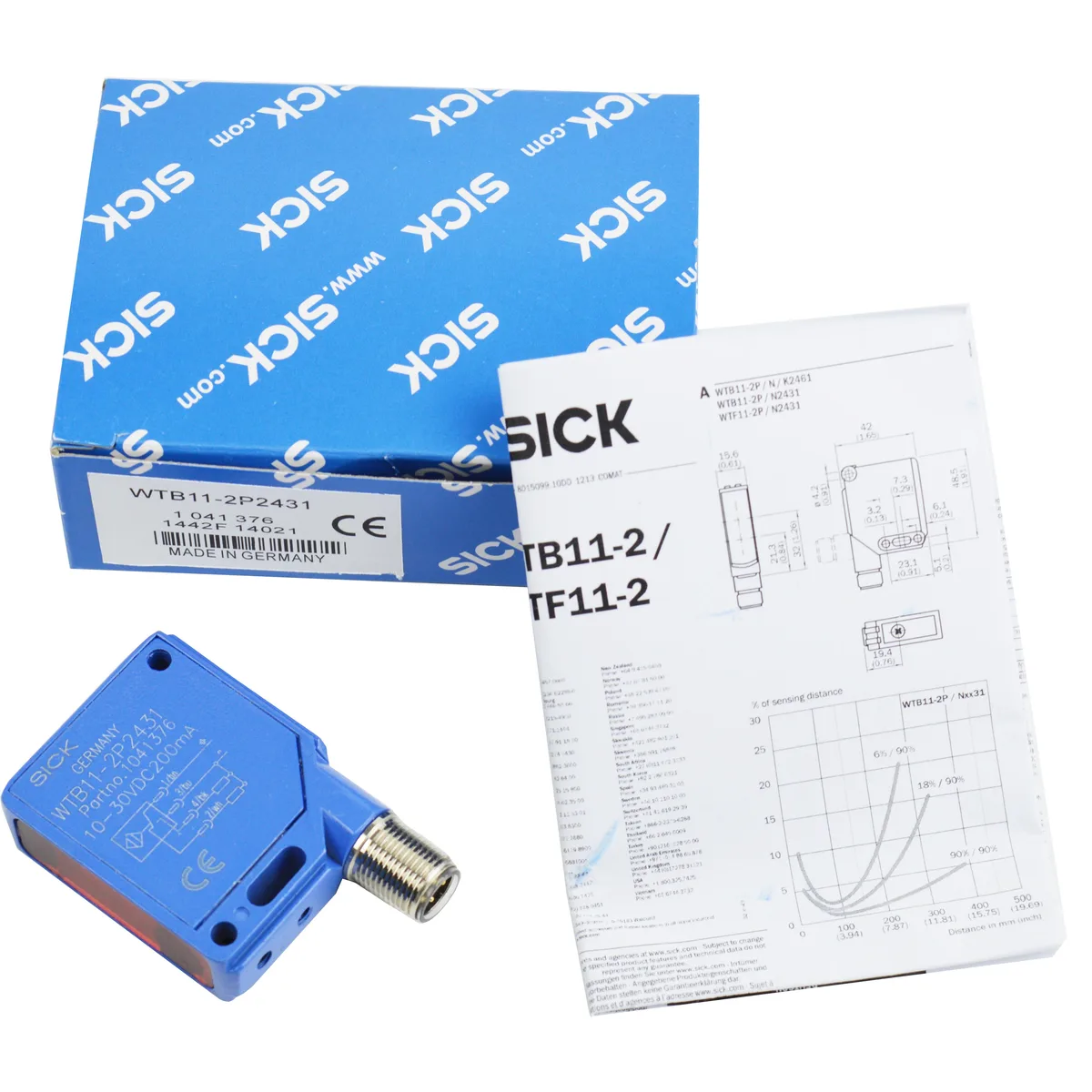 Sick Sick WTB11-2P2431 Photoelectric Proximity Sensor PNP — product photo