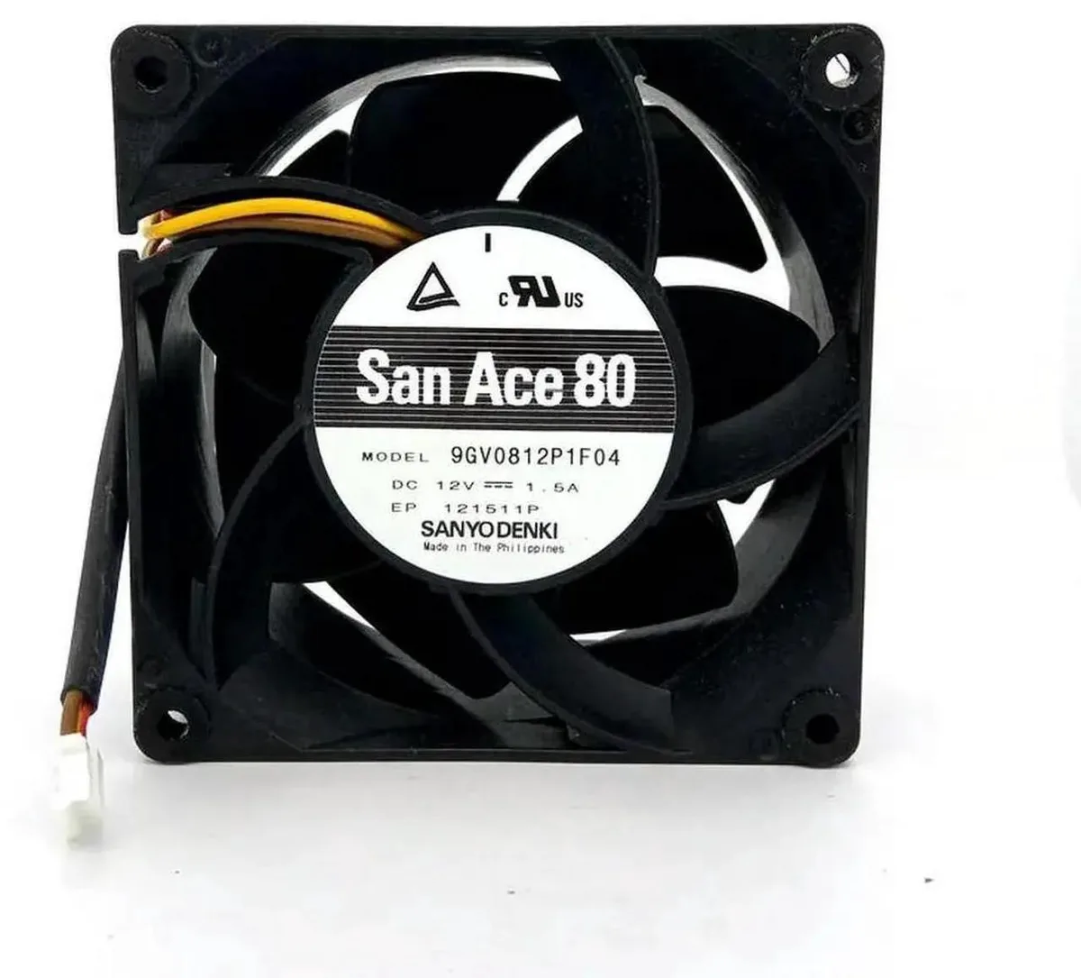 Vszerda Vszerda 9GV0812P1F04 12V 1.5A 80x80x38mm 4-line PWM case fan — product photo