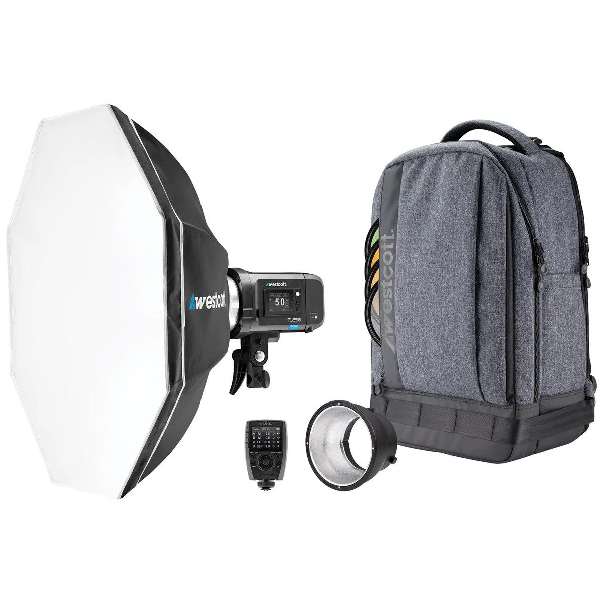Westcott Westcott FJ250 250W Strobe Backpack Kit with FJ-X3 S Trigger for Sony — product photo