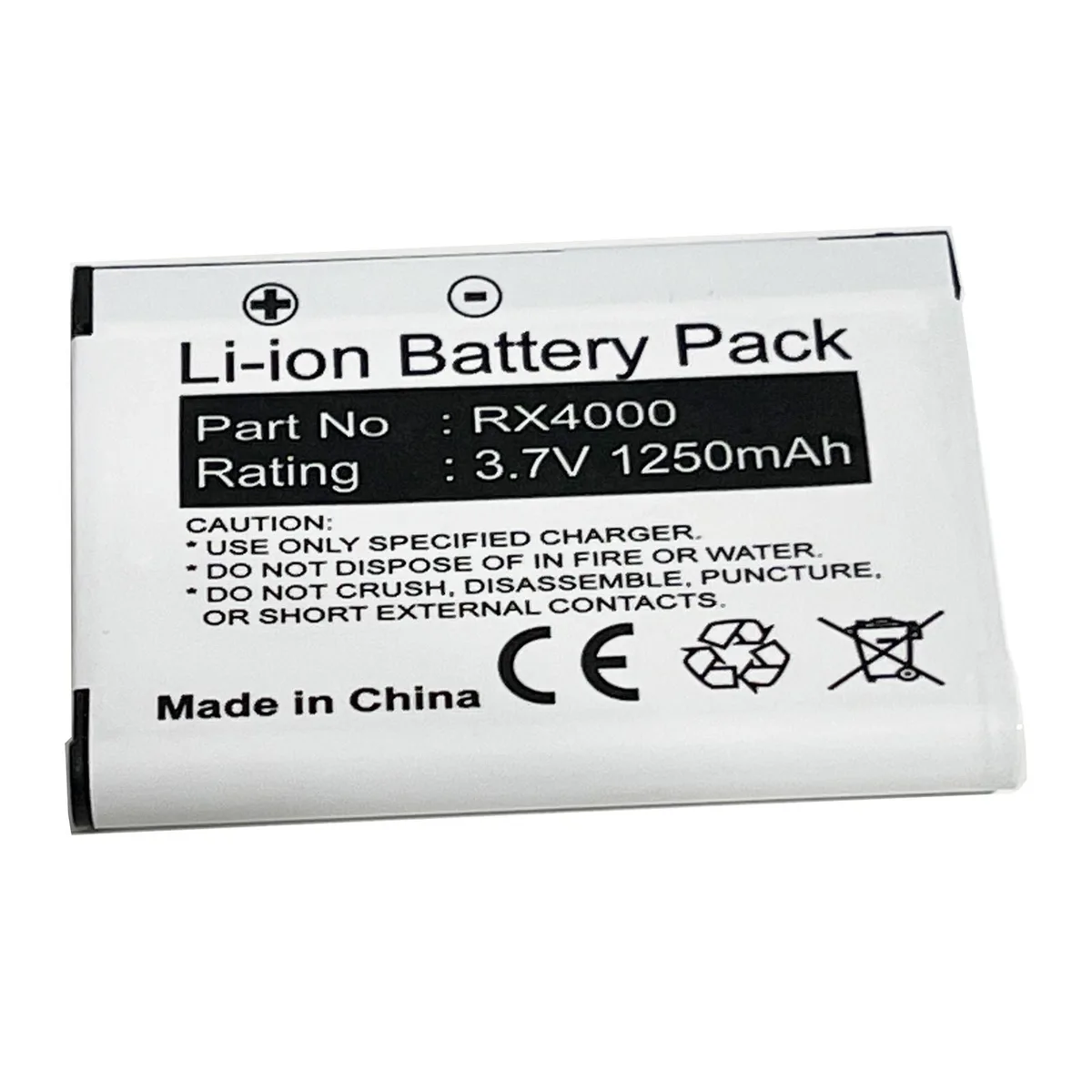 Centenex Electronics Centenex Electronics Battery for HP iPAQ 110 111 112 114 116 rx4000 rx4200 rx4500 1250mAh 3.7V — product photo