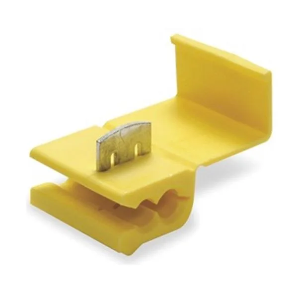 3M 3M Yellow 2-Port Connector 12-10 AWG PK100 — product photo