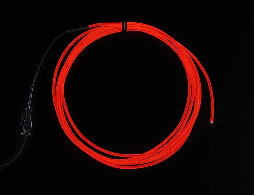 Adafruit Adafruit EL wire starter pack Red 2.5 m 8.2 ft ADA-587 — product photo
