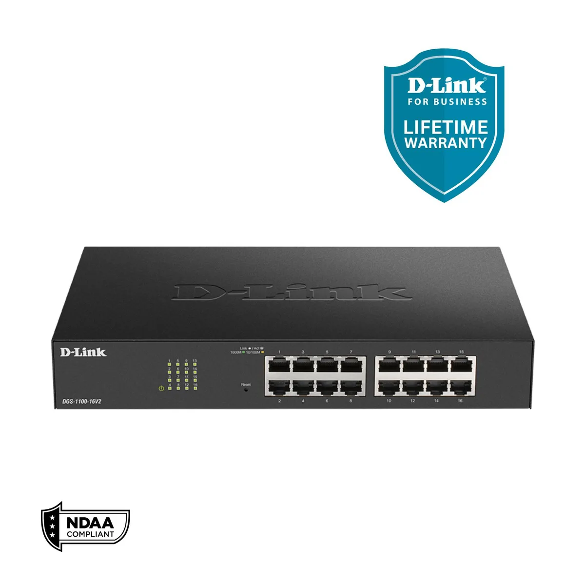 D-Link D-Link DGS-1100-16V2 16-port Gigabit network switch — product photo