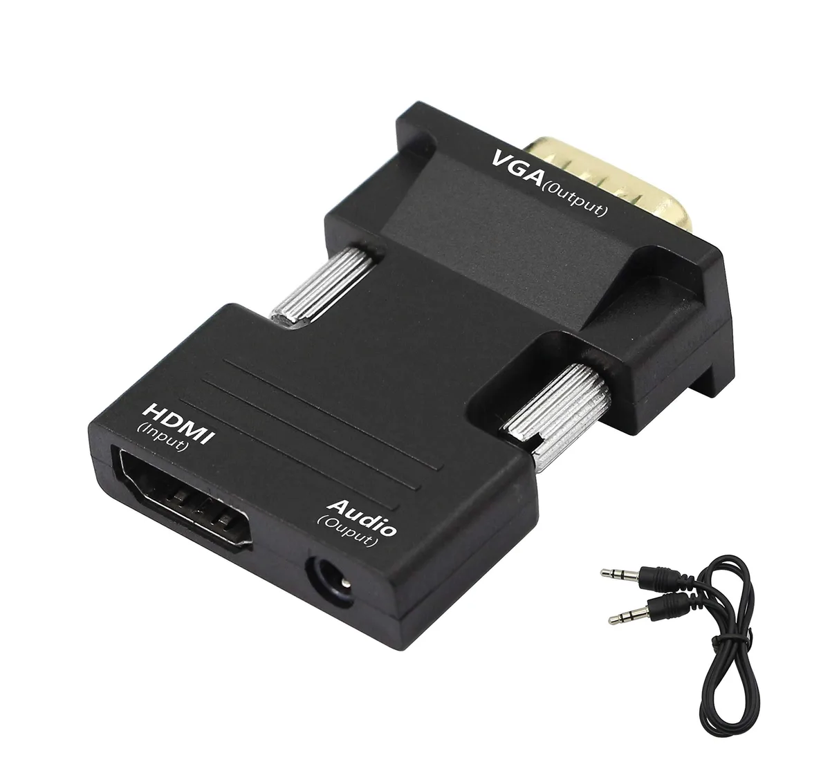 Vszerda Vszerda HDMI to VGA Adapter with Audio 1080p 3.5mm 1M — product photo