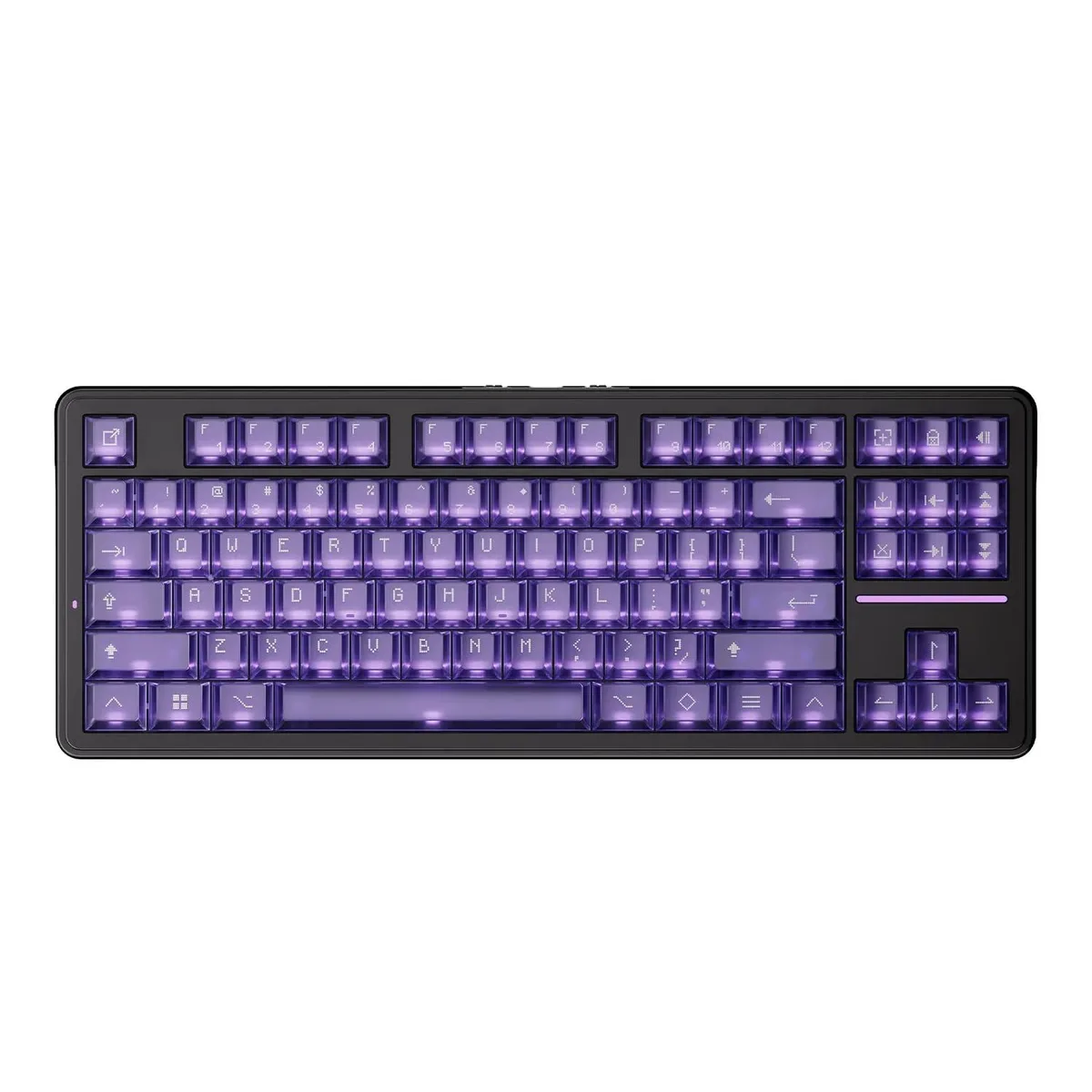 Vszerda Vszerda A87 Pro 87-Key TKL Gasket Mount Hot-Swap RGB Shadow Purple gaming keyboard — product photo