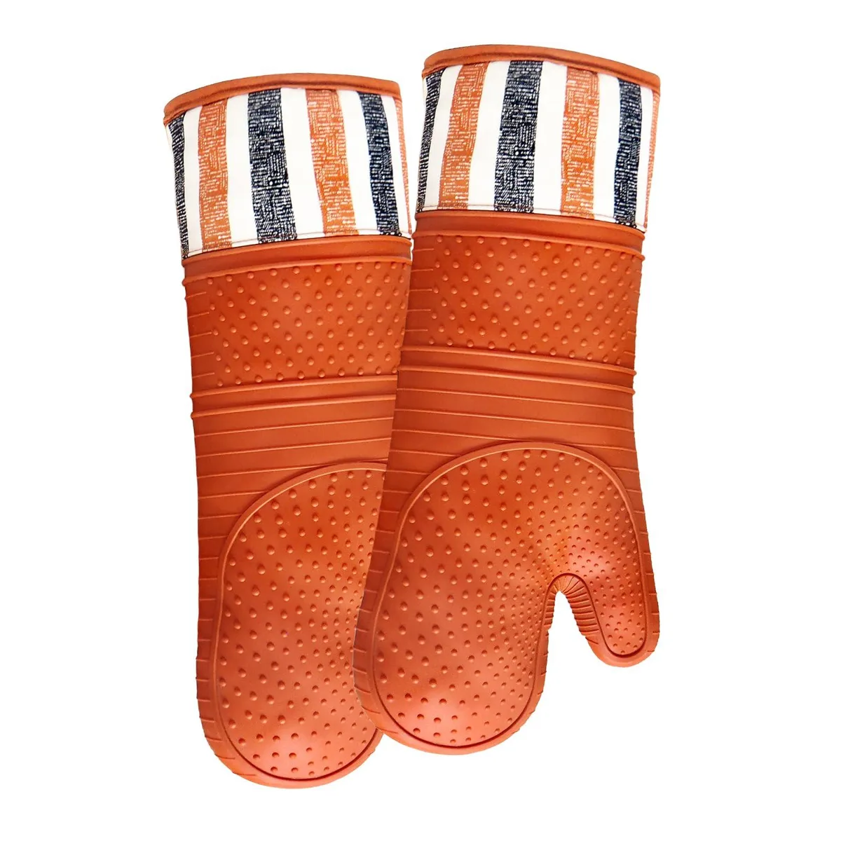  RED LMLDETA Oven Mitts Tangerine 550°F 7.5X15 1 Pair — product photo