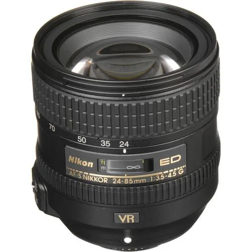Nikon Inc Nikon AF-S Nikkor 24-85mm f/3.5-4.5G ED VR camera lens — product photo