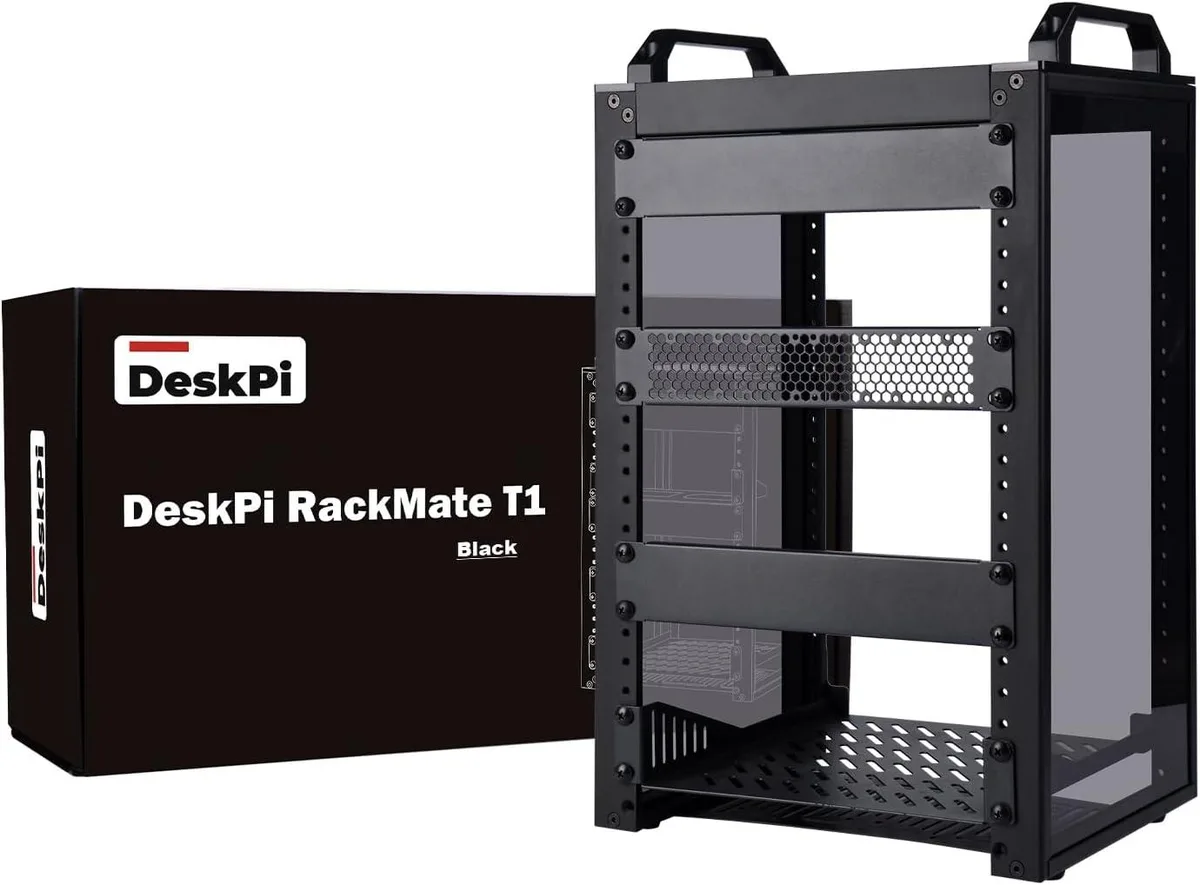 TAURKENAM TAURKENAM DeskPi RackMate T1 8U 10 inch server rack 7.87 inch depth — product photo