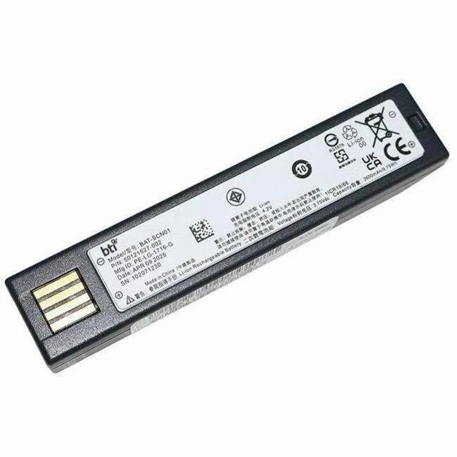 Battery Technology Inc. Battery Technology Inc. BAT-SCN01A 3.7V 9Wh Li-Ion barcode scanner battery for Honeywell 1202G 1452G — product photo