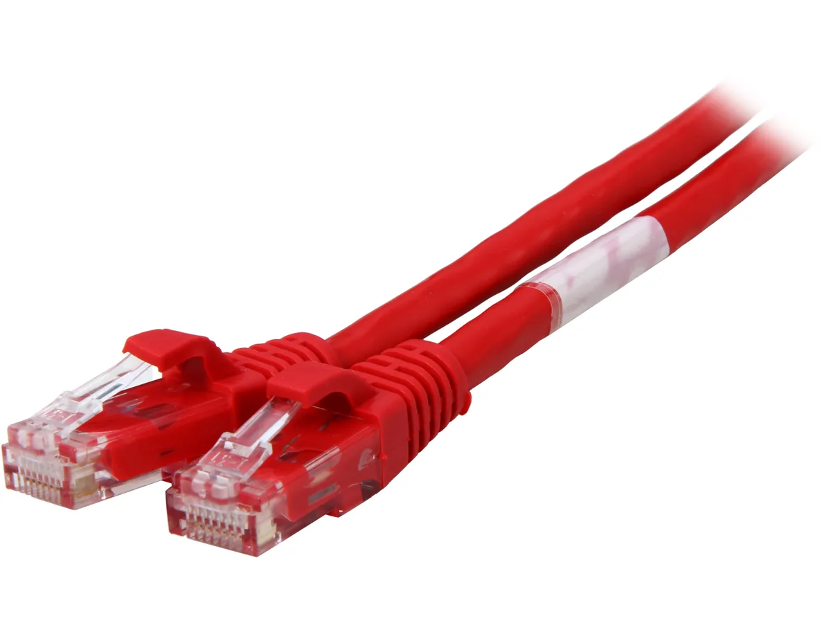 Cables To Go Cables To Go 04000 Cat6 network ethernet cable Red 6 ft — product photo