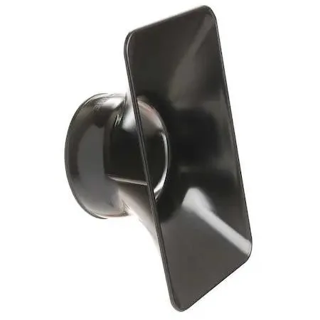 Pack of ten rectangular nozzles, plastic finish