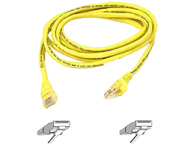 Belkin Belkin A3L980-05-YLW-S Cat 6 network ethernet cable 5 ft yellow — снимка на продукта