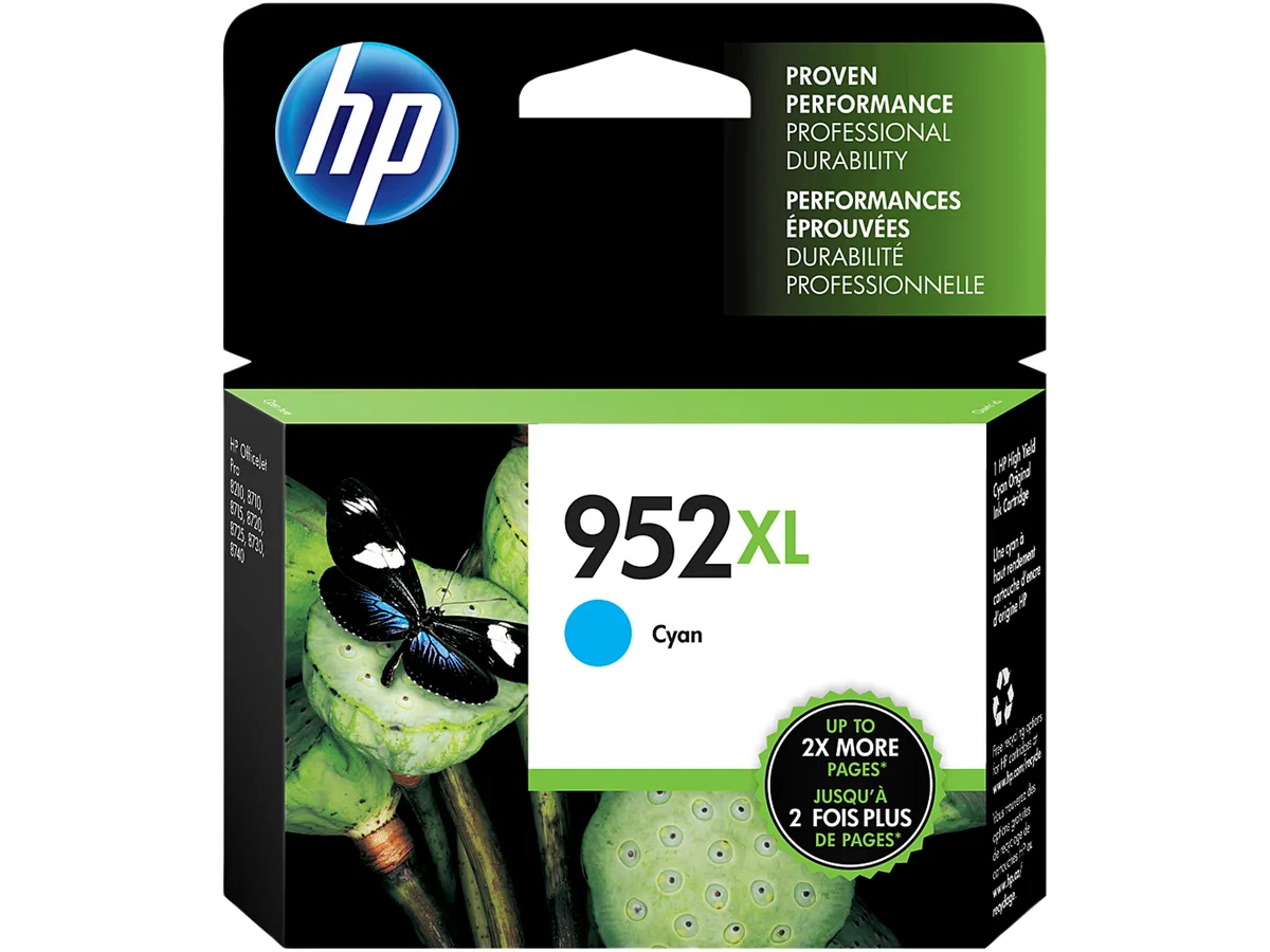 HP HP 952XL L0S61AN#140 Cyan High Yield Ink Cartridge 1600 Pages — product photo