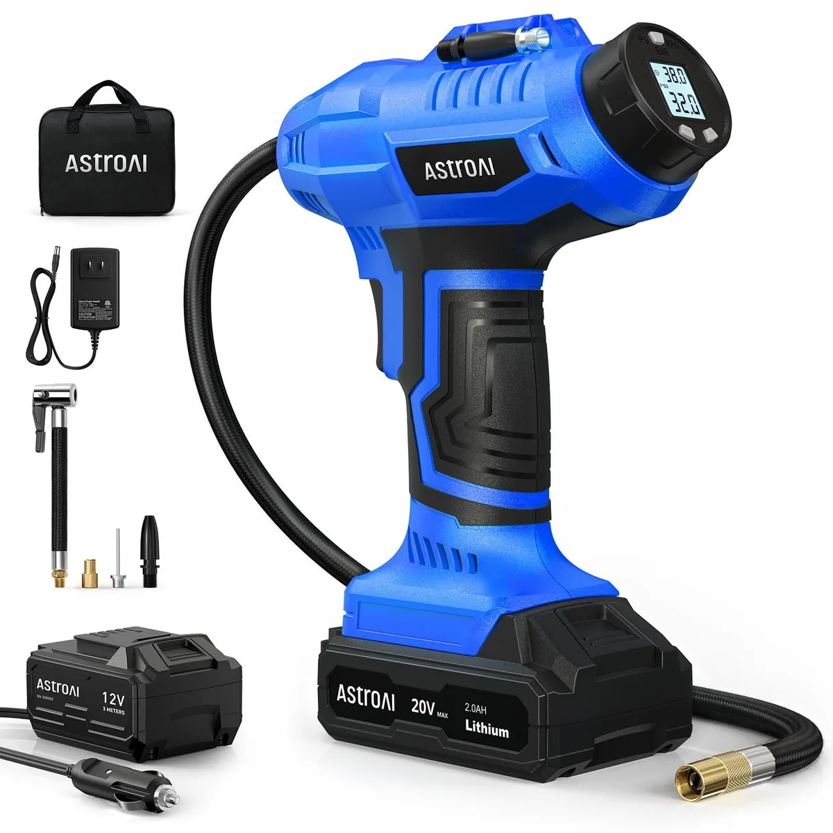  XtremepowerUS NP-268 7 gal 150 PSI 2 HP 230 V air compressor — product photo