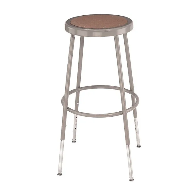 National Public Seating National Public Seating Height Adjustable Stool 14 in seat 18 gauge steel 300 lb capacity — product photo