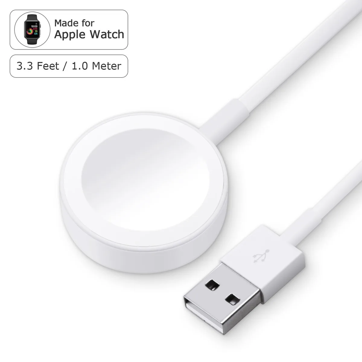 LUOM LUOM Magnetic Charging Cable Apple Watch 38mm 42mm 1.0m — product photo
