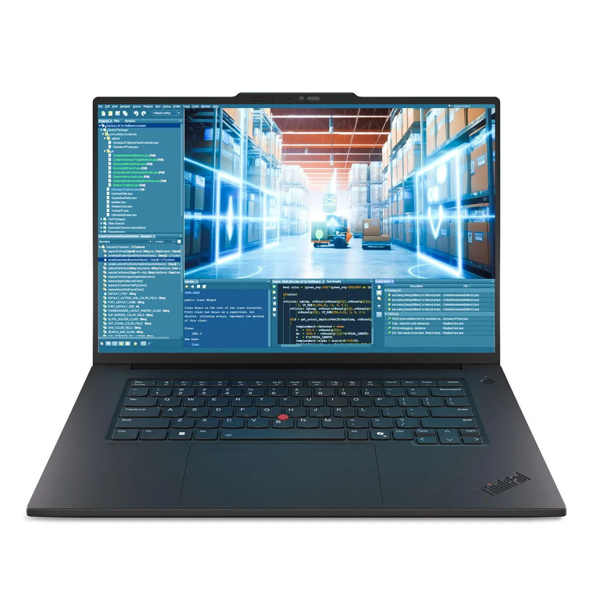 Lenovo Lenovo ThinkPad T1g Gen 8 21TD000LUS laptop 16" 3840x2400 60Hz Core Ultra 7 255H 32GB RTX 5060 8GB GDDR7 1TB — product photo