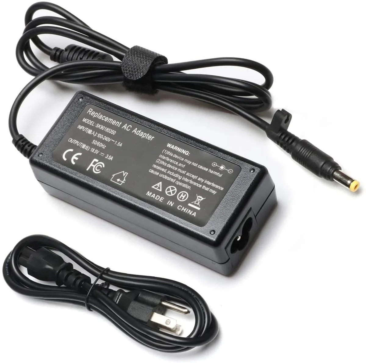 myVolts myVolts 65W 18.5V 3.5A AC Adapter for HP Pavilion DV1000 DV6000 — product photo