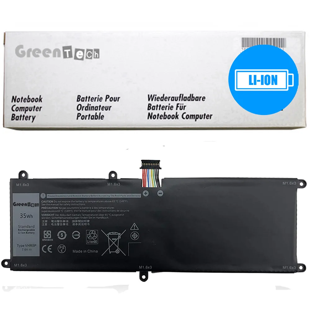 NShi NShi VHR5P laptop battery 7.6V 35WHR 4605mAh for Dell Latitude 11 5175 5179 — product photo