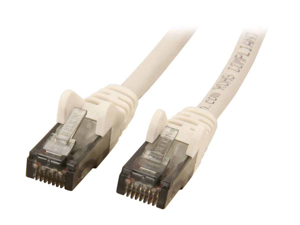 Belkin Belkin A3L980-25-WHT-S 25 ft Cat 6 UTP Patch Cable White — product photo