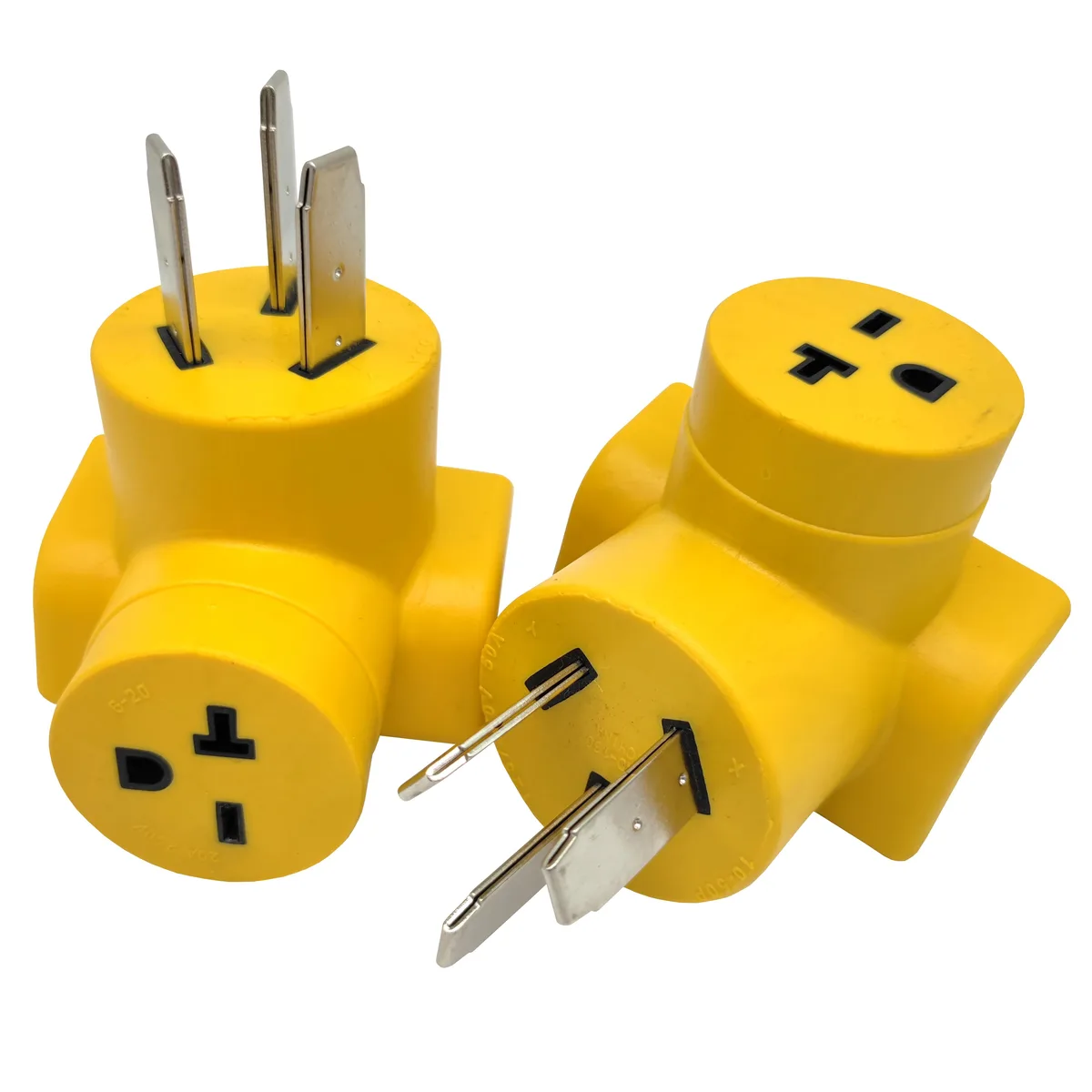 Parkworld Parkworld 63074 NEMA 10-50P to 6-20R 6-15R Straight Blade Plug — product photo
