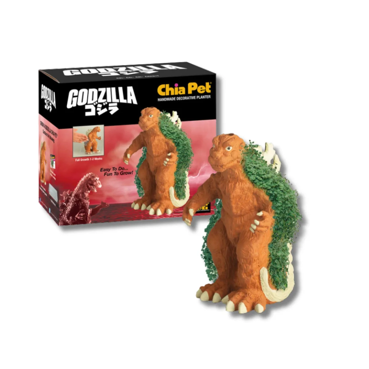 Joseph Enterprises Joseph Enterprises CP998-01 Chia Pet Planter Godzilla general craft — product photo