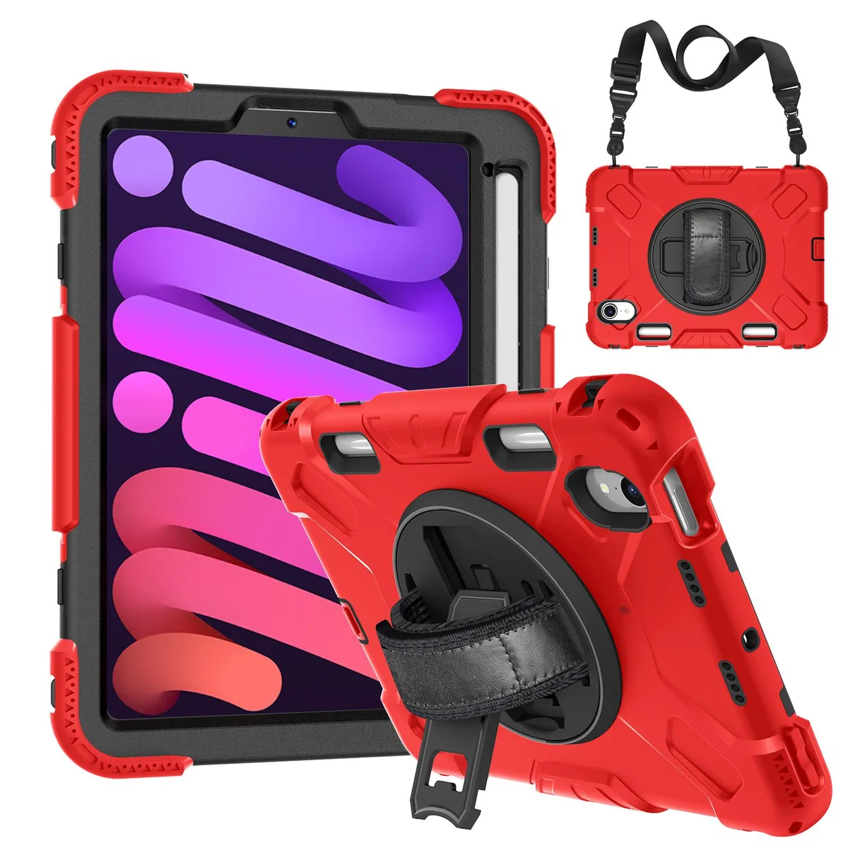 BONAEVER BONAEVER A2995/ iPad Mini 7 2024 / Mini 6 8.3 2021 case Red — product photo