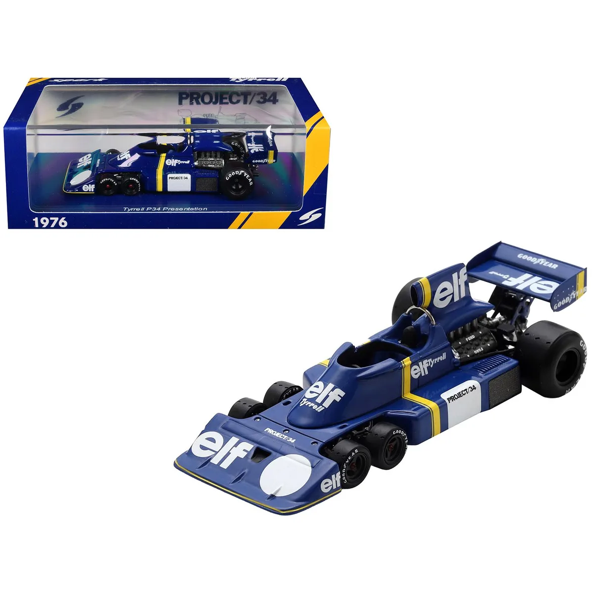 Spark Pub Spark Pub Tyrrell P34 Presentation 1976 1/43 Scale Model Car — product photo