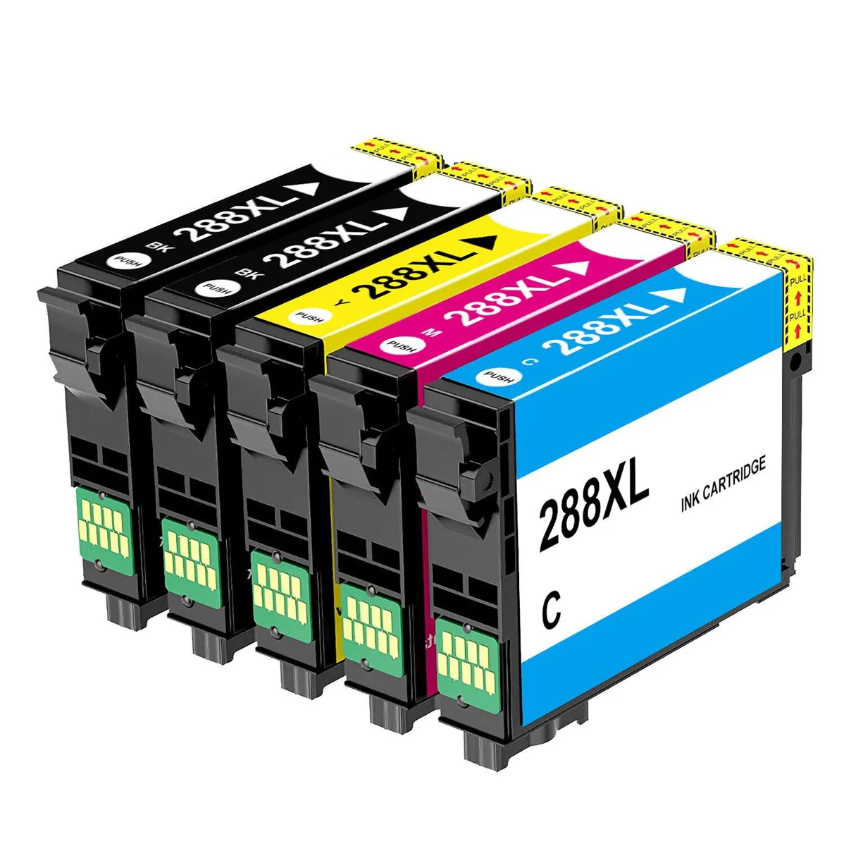 Ninestar Technology Ninestar Technology 288XL T288XL 5PK BK x 2 C/M/Y Ink Cartridges — product photo